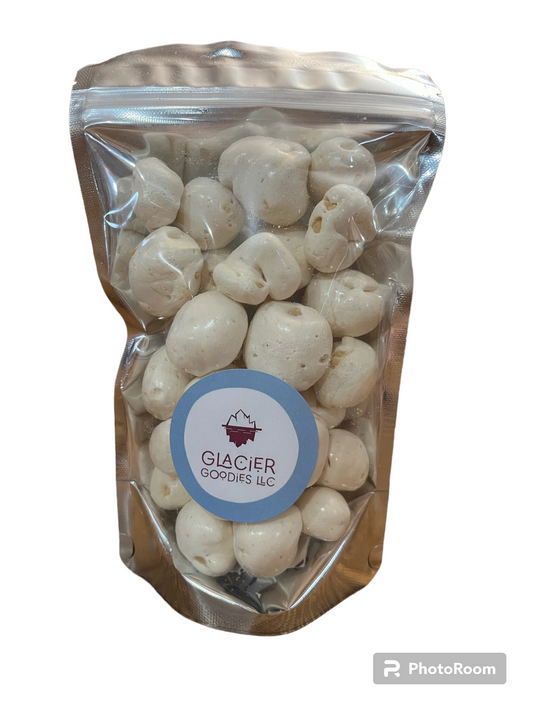 Peanutty Snow Caps